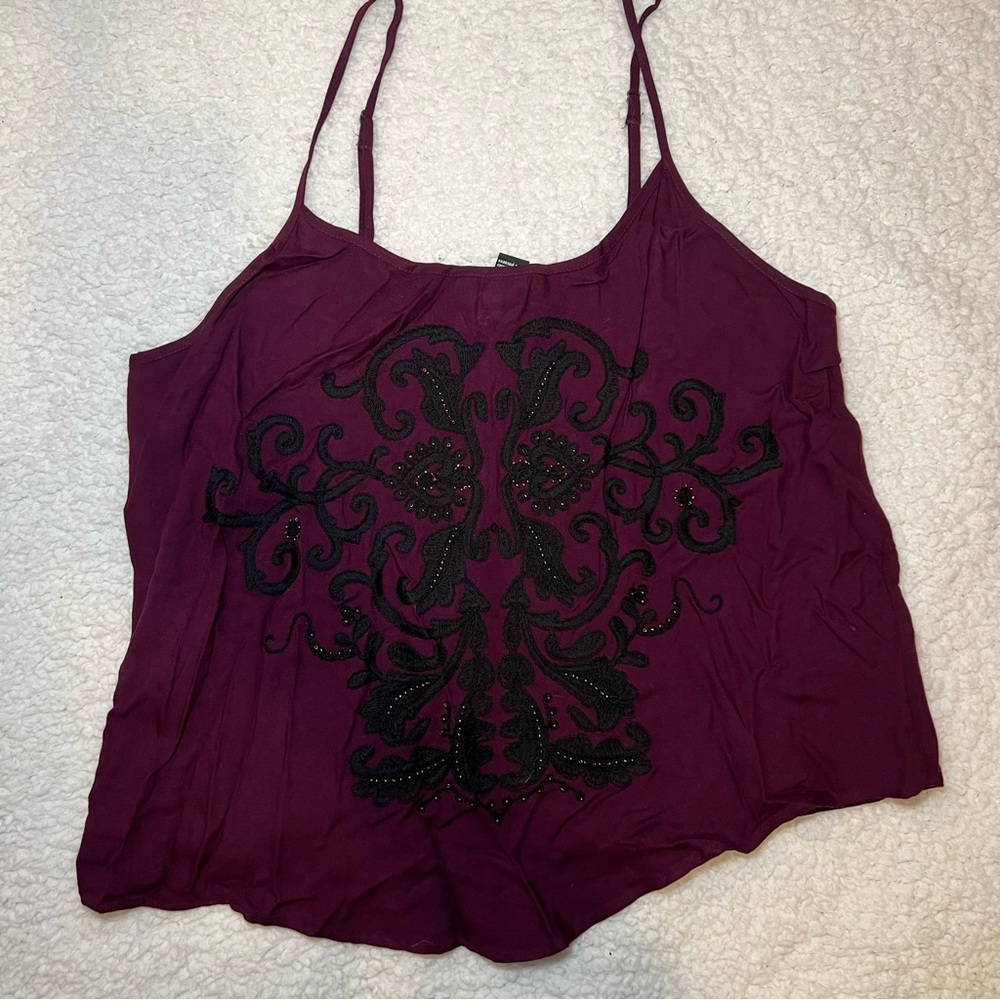 Purple tank top